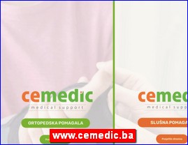 Medicinski aparati, ureaji, pomagala, medicinski materijal, oprema, www.cemedic.ba