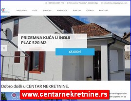 Real estate, Serbia, www.centarnekretnine.rs