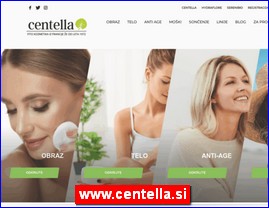 Cosmetics, cosmetic products, www.centella.si