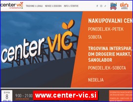 Supermarketi, trgovina, www.center-vic.si