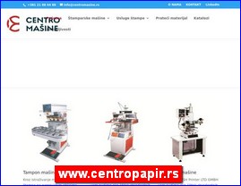 Industrija, zanatstvo, alati, Vojvodina, www.centropapir.rs