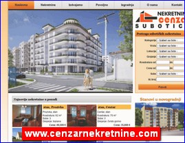 Real estate, Serbia, www.cenzarnekretnine.com