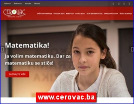 Foreign language schools, www.cerovac.ba