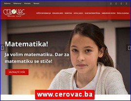 kole stranih jezika, www.cerovac.ba