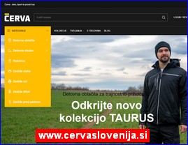 Work clothes, work clothes, shoes, PPC equipment, www.cervaslovenija.si