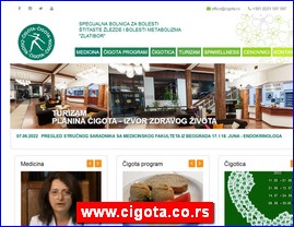 Clinics, doctors, hospitals, spas, laboratories, www.cigota.co.rs