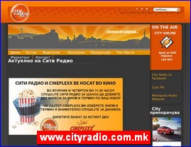 Radio stations, www.cityradio.com.mk