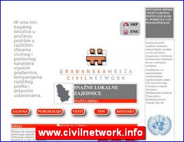 Nevladine organizacije, Srbija, www.civilnetwork.info