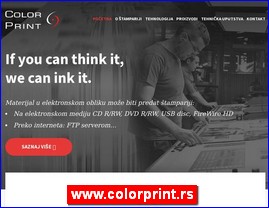 Grafiki dizajn, tampanje, tamparije, firmopisci, Srbija, www.colorprint.rs