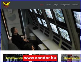 Alarmi, obezbedjenje, www.condor.ba