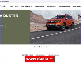 Car sales, www.dacia.rs