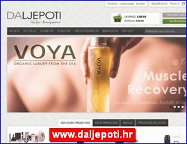 Cosmetics, cosmetic products, www.daljepoti.hr