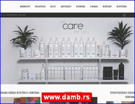Cosmetics, cosmetic products, www.damb.rs