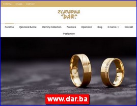 Jewelers, gold, jewelry, watches, www.dar.ba