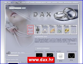 Jewelers, gold, jewelry, watches, www.dax.hr