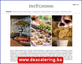 Catering, organization of celebrations, organization of weddings, www.deacatering.ba