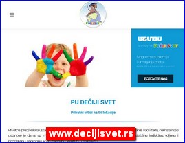 Kindergartens, nurseries, www.decijisvet.rs