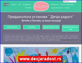 Kindergartens, nurseries, www.decjaradost.rs