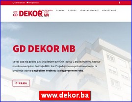 Painters, plastering, plaster works, www.dekor.ba