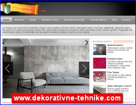 Painters, plastering, plaster works, www.dekorativne-tehnike.com