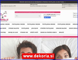 Posteljina, tekstil, www.dekoria.si