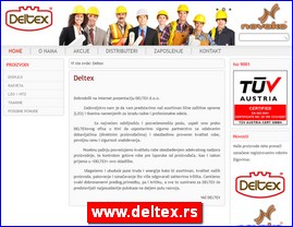 Work clothes, work clothes, shoes, PPC equipment, www.deltex.rs