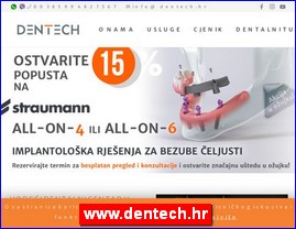 Stomatološke ordinacije, stomatolozi, zubari, www.dentech.hr