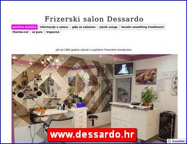 Frizeri, saloni lepote, kozmetiki saloni, www.dessardo.hr