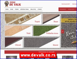 Floor coverings, parquet, carpets, www.devalk.co.rs