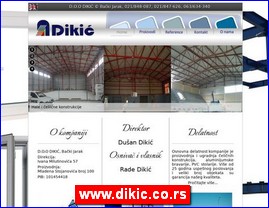 Metal industry, www.dikic.co.rs