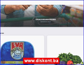 Supermarketi, trgovina, www.diskont.ba