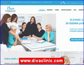 Clinics, doctors, hospitals, spas, Serbia, www.divaclinic.com