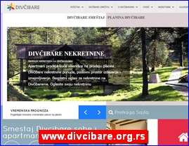 Gradovi, regije  , www.divcibare.org.rs