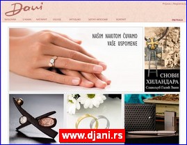 Jewelers, gold, jewelry, watches, www.djani.rs