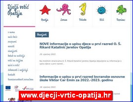 Kindergartens, nurseries, www.djecji-vrtic-opatija.hr