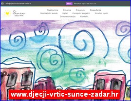 Vrtii, zabavita, obdanita, jaslice, www.djecji-vrtic-sunce-zadar.hr