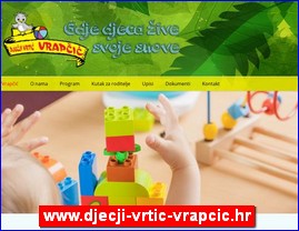 Kindergartens, nurseries, www.djecji-vrtic-vrapcic.hr