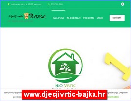 Kindergartens, nurseries, www.djecjivrtic-bajka.hr