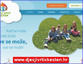 Kindergartens, nurseries, www.djecjivrtickesten.hr