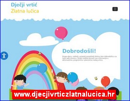 Kindergartens, nurseries, www.djecjivrticzlatnalucica.hr