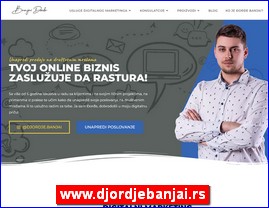 Digital marketing, PPC, marketing on social networks, Instagram, SEO optimization, creating a website, creating a visual identity, ore Banjai, www.djordjebanjai.rs