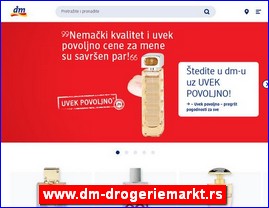 Cosmetics, cosmetic products, www.dm-drogeriemarkt.rs