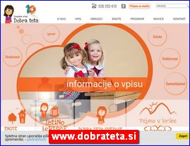 Kindergartens, nurseries, www.dobrateta.si