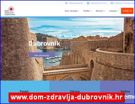 Clinics, doctors, hospitals, spas, laboratories, www.dom-zdravlja-dubrovnik.hr