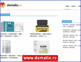Cosmetics, cosmetic products, www.domatio.rs