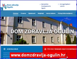 Clinics, doctors, hospitals, spas, laboratories, www.domzdravlja-ogulin.hr