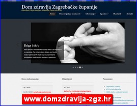 Clinics, doctors, hospitals, spas, laboratories, www.domzdravlja-zgz.hr