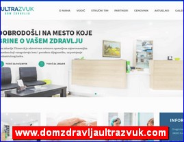 Clinics, doctors, hospitals, spas, laboratories, www.domzdravljaultrazvuk.com