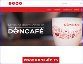 Juices, soft drinks, coffee, www.doncafe.rs