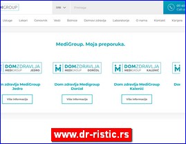 Clinics, doctors, hospitals, spas, Serbia, www.dr-ristic.rs